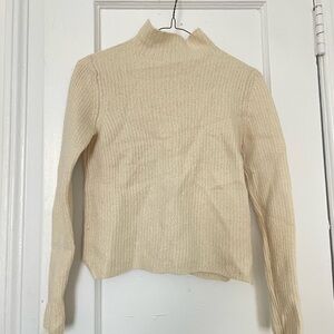 100% Cashmere mock turtleneck sweater